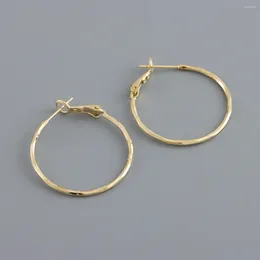 Stud Earrings Exaggerate Style 18K Gold Plated 316L Stainless Steel Hoop For Women Trendy Female Earring Lady Party Jewellery