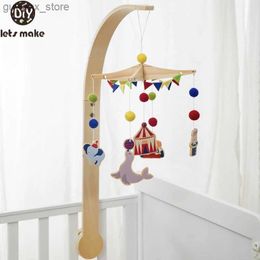 Mobiles# Baby Mobile Rattles Toy 0-12 Months For Baby Newborn Crib Bed Bell Toddler Circus Troup Carousel Baby Educational Toy Kids Gift Y240412Y240417QQ4I