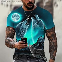 Men's T-Shirts Summer Street Tough Guy Scale Mens T-shirt 3D printed loose O-neck classic fashion high-quality quick drying short sleeved top C240412