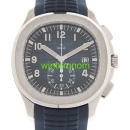 PP Luxury Watches Pateksphilipes Watches AQUANAUTS Sport Series Mens Automatic Mechanical Watch 5968G-001 Platinum HBWS