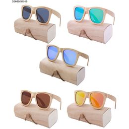 Fashion Full Bamboo Custom Eco Friendly Polarized Sunglasses Sun