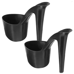 Decorative Flowers 2 Pcs High Heels Flower Pot Nursery Planters Small Plants Decor Pots Plastic Container Succulent Indoor Bonsai