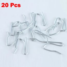 10/20/50 Pcs Hooks Urtain S Hook Metal Pin Curtain Home Window Curtain Shades Shutters Brackets Dressing Hardware Accessories