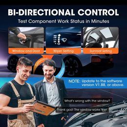 OTOFIX D1 Lite Bluetooth Car Diagnostic Tool OBD2 Scanner Bi-Directional Automotive Scan Tool 2 Years Free Update Active Test