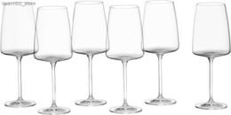 Wine Glasses las Tritan Sensa Collection Red Wine lass 18.1-Ounce Set of 6 Can Taste Exquisite Wine Suitable for Various Occasions L49