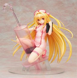 Anime Sexy Girl To Love Ru Dark Golden Konjiki No Yami Nurse Ver 17 Scale Action Figure Collectible Model Toy1714857