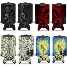Stickers Newest Design Skin Sticker Decal Cover for Xbox Series X Console and 2 Controllers Xbox Series X Skin Sticker Vinyl