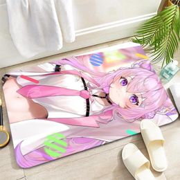 Carpets Custom Hakui Anime Door Mat High Quality Print Anti-slip Floor Outdoor Rugs Animal Front Mats 0617