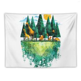 Tapestries Geo Forest Tapestry Decorations For Your Bedroom Aesthetic Room