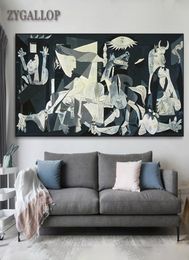 Picasso Famous Art Paintings Guernica Print On Canvas Picasso Artwork Reproduction Wall Pictures For Living Room Home Decoration7724550