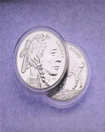 Other Arts and Crafts 1 oz 999 Fine American Silver Buffalo RARE Coins 2015 Brass Plating Silver Coin1589574