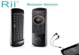 Rii 2 Mini Wireless Keyboard Air Mouse Remote Control with Earphone Jack For Smart TV Android TVBox FireTV 2103159323951
