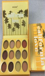 Drop California Love Eyeshadow Palette 12 Colours Makeup Set Orange Pumpkin Colour Palette8202041