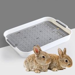 Small Pet Supplies Toilet Antiturnover Litter Box Trainer Corner Bathroom Pet Cleaning Supplies for Rabbit Chinchilla Guinea Pig