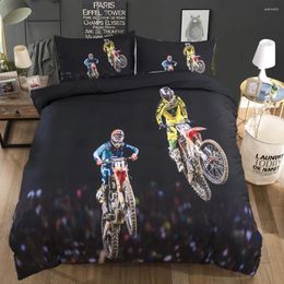 Bedding Sets 3D Violent Motorcycle Series Super Cool Pattern Duvet Cover Set With Pillowcases Bed Linings Luxury Birthday Gifts