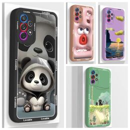 Cover Case for Samsung A52 SamsungA52 5G Phone Cases Soft Silicone Panda Cellphone Shell for Samsung Galaxy A52s Funda Coque Bag