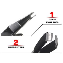 4 in 1 Fast Tie Nail Knotter Line Cutter Clipper Nipper Hook Sharpener Fishing Tackle High Quality Quick Knot Tools pesca