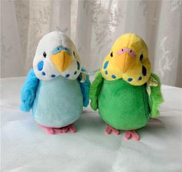 14 cm Budgie Plush Toys Soft Real Life Budgerigar Stuffed Animals Toy Realistic Birds Stuffed Toys Gifts For Kids Children H0824311087049