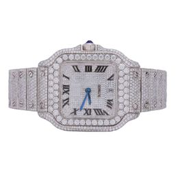 Luxury Looking Fully Watch Iced Out For Men woman Top craftsmanship Unique And Expensive Mosang diamond Watchs For Hip Hop Industrial luxurious 85740