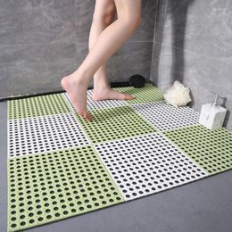 Bath Mats Bathroom Mat Non Slip Hollow Splicing Waterproof Shower Foot Swimming Pool Household Room Floor
