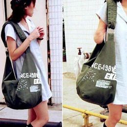 Bag Black Korean Over Shoulder Bags Women Female Irregular Canvas Crossed Body Crossbody Handbags Ladies N Messenger #S
