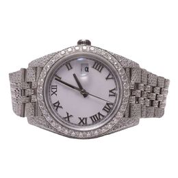 Luxury Looking Fully Watch Iced Out For Men woman Top craftsmanship Unique And Expensive Mosang diamond Watchs For Hip Hop Industrial luxurious 45798