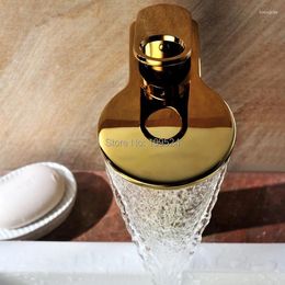 Bathroom Sink Faucets Modern & Bar Waterfall Faucet Single Hole Handle Stone