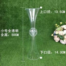 Transparent Clear Acrylic Wedding Pedestal, Pedestal for Party Ceremony, Vase for Wedding Backdrop, 4 Pcs