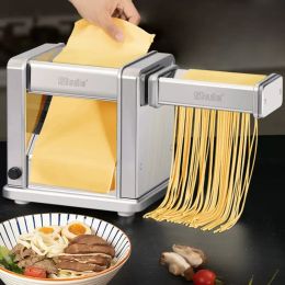 Makers Electric Noodle Machine Noodle Press Machine Commercial Household Pasta Maker Stainless Steel Dumpling Skin Machine