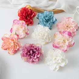 Decorative Flowers Artificial Peony Flower For Wedding Bridal Party Christmas Home Decoration Garden Arches Diy Gift Box S Flowerhead