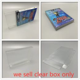 Cases 10Pcs PET Box Protector For The Legend of Zelda Transparent Collect Boxes For Nintendo NGC Game Shell Clear Display Case