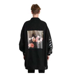 18SS High Raf street Simons jacketes leather cowboy shirt fashion printing stamping selfmade thick style Yang men6577999