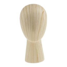 Wood Grain Mannequin Manikin Dummy Head Model Hair Wigs Cap Hat Display Holder Stand For Hat Wig Display Holder