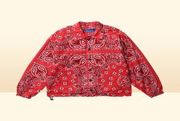 Mens Wear Hip Hop Bandana Paisley Pattern Bomber Jackets Windbreaker Harajuku Streetwear 2020 Autumn Casual Coats Tops Clothing LJ1939943