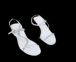 Summer WoNEW coveting designer sandals women Summer Bare leather sandals slender straps soft leather Office Dress shoes P2294302