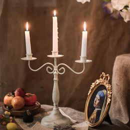 Candle Holders Modern Art Vintage Wedding Decorations Accessories Table Decoration Bougeoir Home Decor Gift