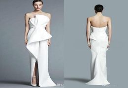 2021 New Fashion Unique Cheap Sexy Sheath Wedding Dresses Sweetheart Front Split Floor Length Wedding Dress Bridal Gowns Vestidos9632588