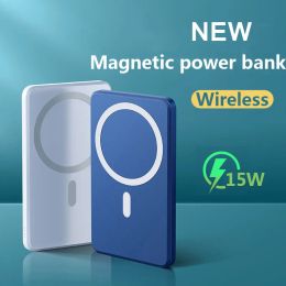 Banks 10000mAh 20W Magnetic Wireless Power Bank For iphone 12 13 Pro Max 14 Max Magsafing Power Bank Max Mobile Phone External Battery