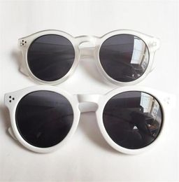 Sunglasses Fashion Round Women White Transparent Sun Glasses For Woman UV400 Steampunk Female ShadesSunglasses3678585