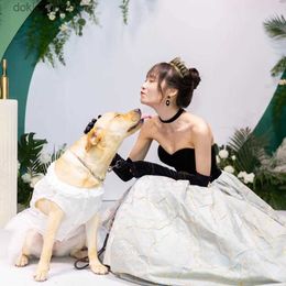 Dog Apparel Bi Do Clothes Summer Lare Do Dress Cori Shiba Inu Samoyed Husky Labrador olden Retriever Clothin Japanese Akita Come L49