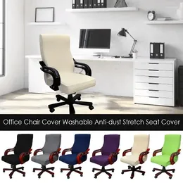 Chair Covers Office Cover Jacquard Computer Washable Anti-dust Stretch Removable Seat For Home Armchair 1 Pc