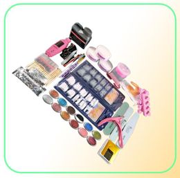 Nail Art Kits 2022 Full Acrylic Kit With Powder Soak Off Manicure Set Electric Drill Tools For8436299