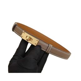 High quality high-end brand belt designer women's leisure luxury adjustable lock buckle tight belt