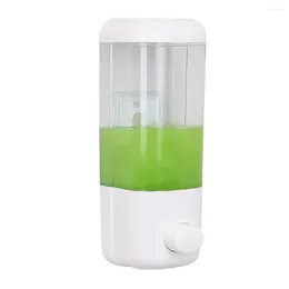Liquid Soap Dispenser Clear Wall Hanging Holder Container El Lotion Plastic Home Hand Press Shampoo