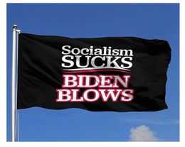 Socialism Sucks Biden Blows 3x5 Ft Flag Outdoor Flag House Banner Premium Flag with Brass Grommets9510232