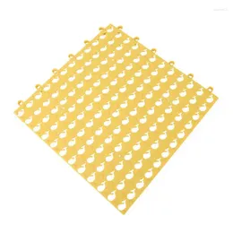 Carpets Interlocking Bathroom Mats Soft Flooring Tile Mat With Drain Hole Quick Dry Bath Shower For Home Floor