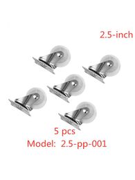 (5 packs) Spot 2.5-inch White Pp Caster Diameter 6.5cm Flat Movable Wheel Light Plastic Oven