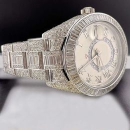 Luxury Looking Fully Watch Iced Out For Men woman Top craftsmanship Unique And Expensive Mosang diamond 1 1 5A Watchs For Hip Hop Industrial luxurious 4464