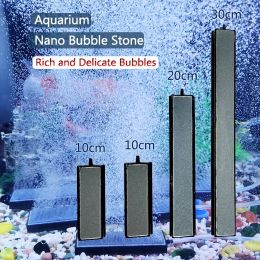 10/20/30cm Nano Air Pump Sand Stone Aquarium Oxygen Pump Fresh Air Stone Nano Bubble Bar Aquarium Fish Tank Aerator Pump Tools
