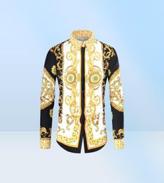 Mens Shirts seestern Brand clothing Dress shirts 3D print shirts men long sleeve party club designer tops man nightclub snake1749909